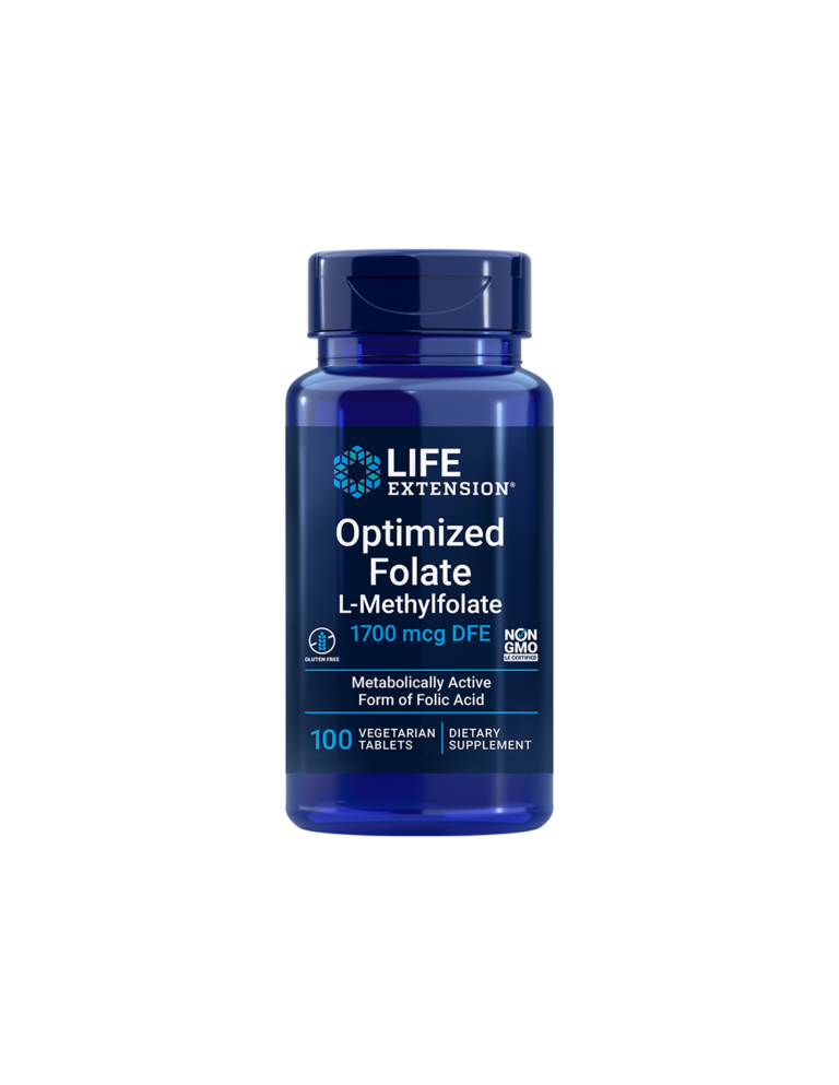 Optimized Folate (L-Methylfolate)/ Фолиева киселина (л-метилфолат) х 100 таблетки от Vita Yana
