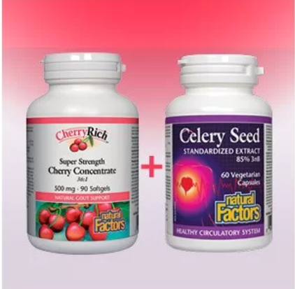 Пакет Череша Супер Концентрат + Екстракт от Целина Natural Factors от Vita Yana