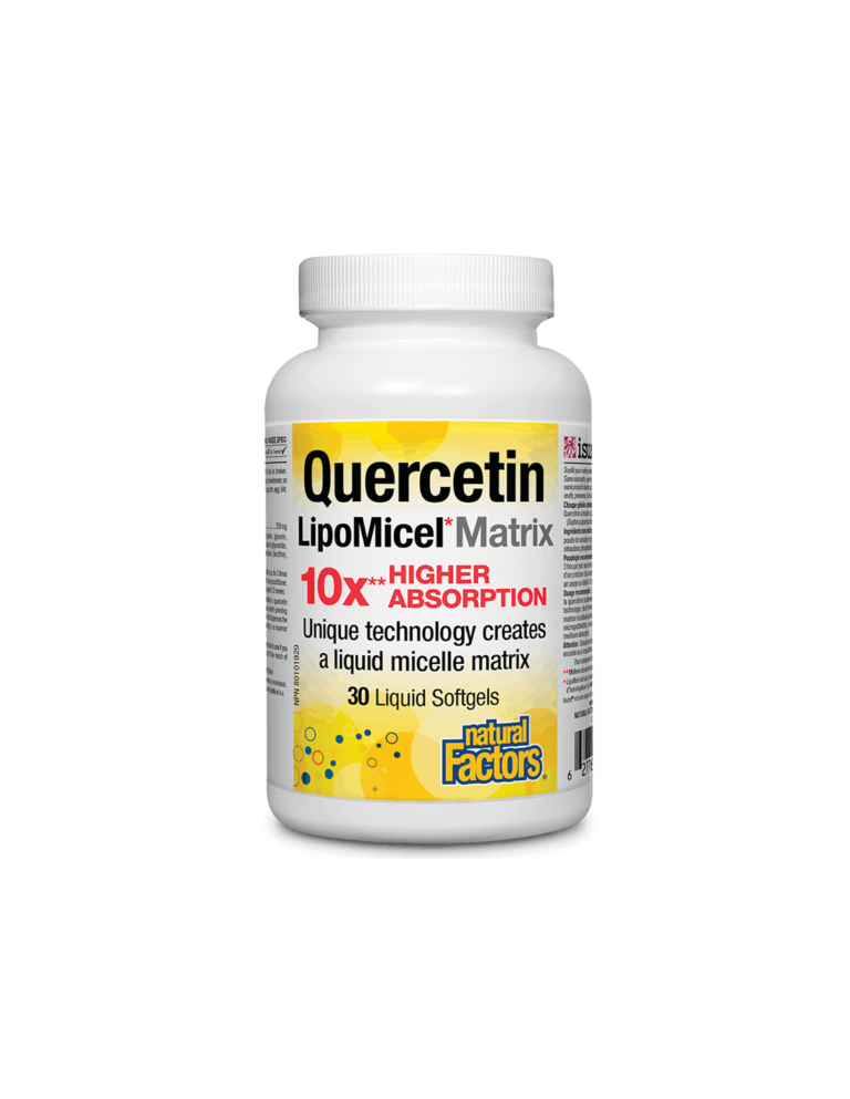 Quercetin LipoMicel Matrix 10 X Higher Absorption Кверцетин с висока абсорбция 250 mg