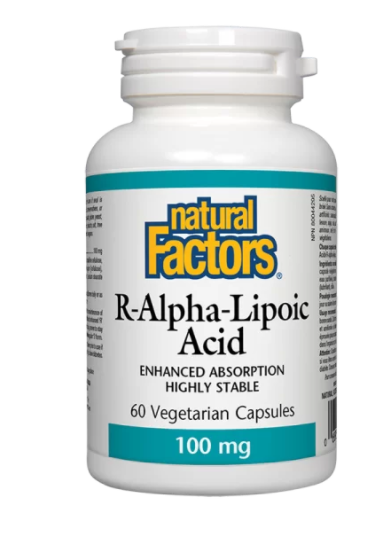 R-Alpha-Lipoic Acid/ Алфа-липоева киселина (R-форма) 100 mg x 60 капсули от Vita Yana