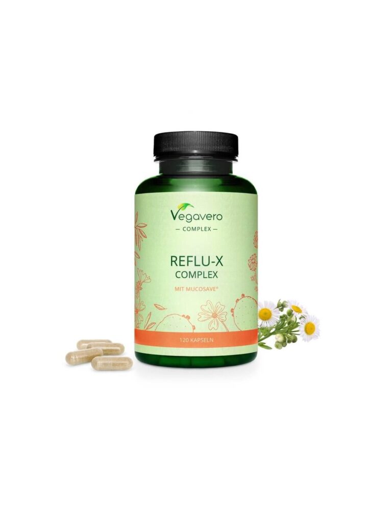 Reflu-X Complex mit Mucosave Билкова смес срещу киселинен рефлукс 120 капсули