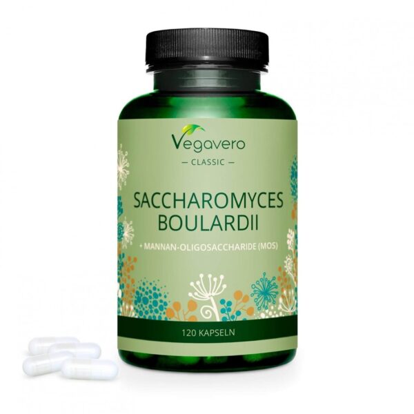 Saccharomyces Boulardii + Mannan-Oligosaccharide (MOS) Сахаромицес боларди + Мананови олигозахариди 120 капсули