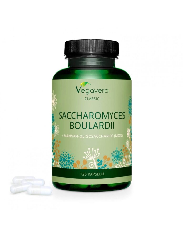 Saccharomyces Boulardii + Mannan-Oligosaccharide (MOS) Сахаромицес боларди + Мананови олигозахариди 120 капсули