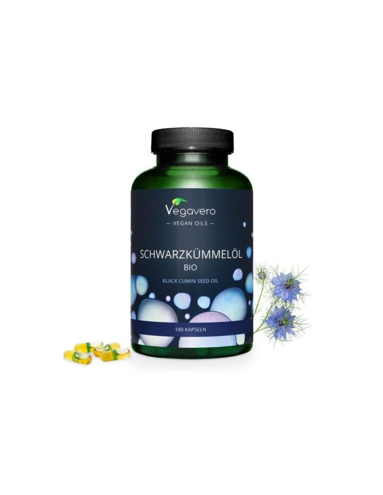 Schwarzkümmelöl Bio Черен кимион (масло от семена органик) 180 капсули