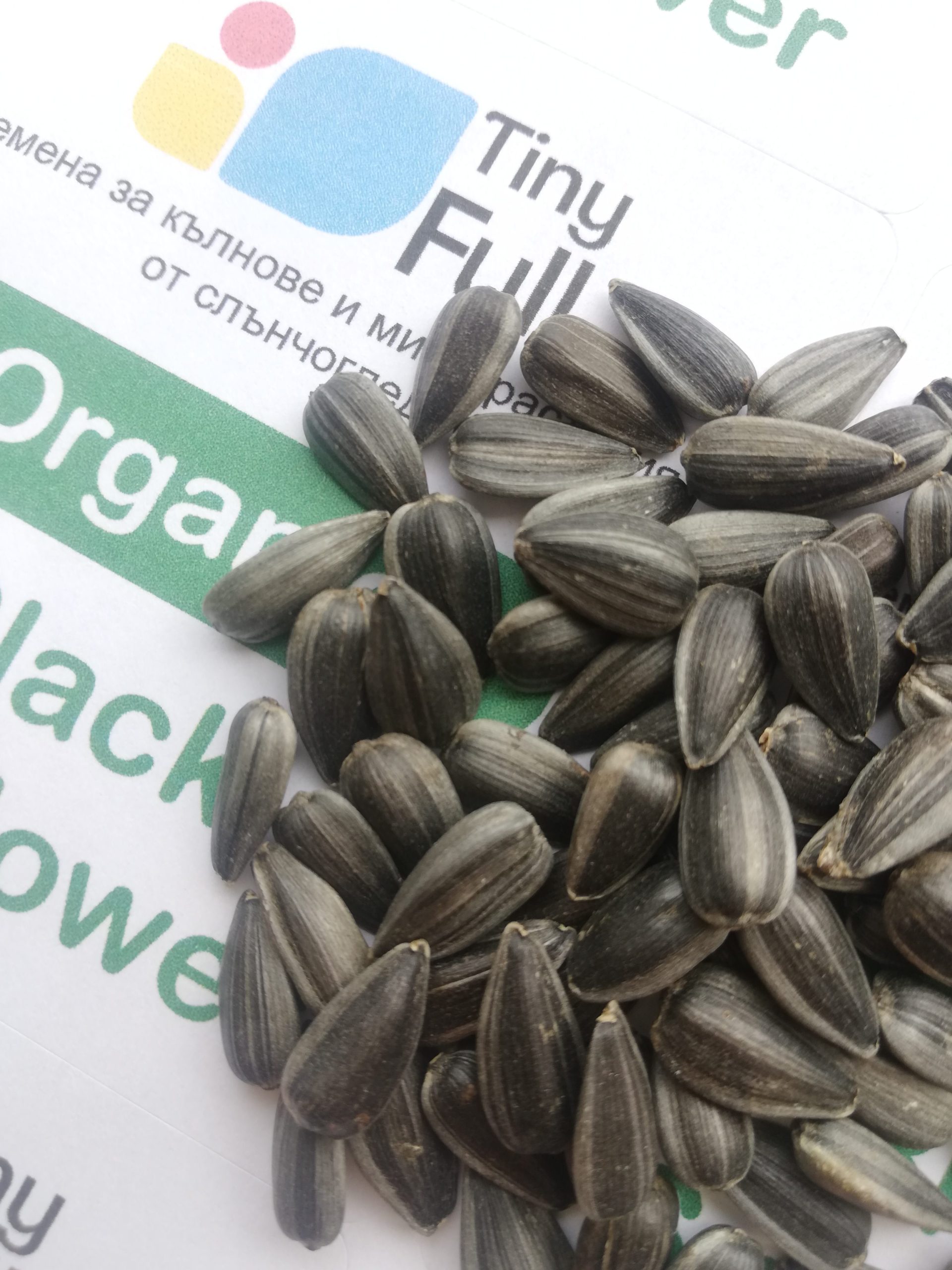 Семена от Слъчноглед (Organic Black Sunflower) | Vita Yana Семена от Слъчноглед (Organic Black Sunflower) от Vita Yana