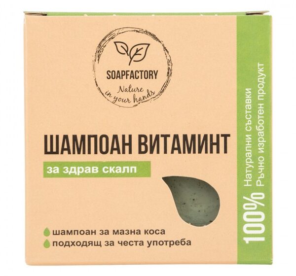 Шампоаново блокче - Коприва и мента