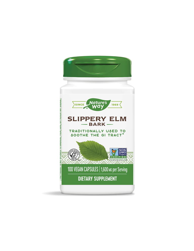 Slippery Elm Bark/ Червен бряст (кора) 400 mg х 100 капсули от Vita Yana