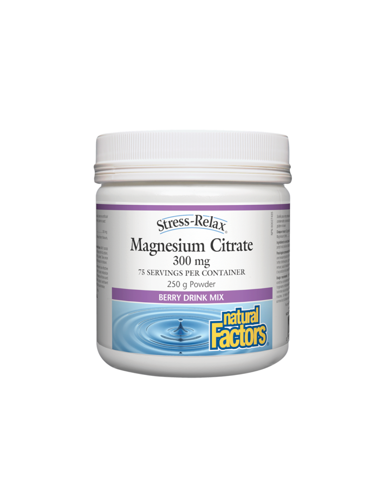 Stress-Relax® Magnesium Citrate/ Магнезий (цитрат) 250 g пудра x 75 дози от Vita Yana