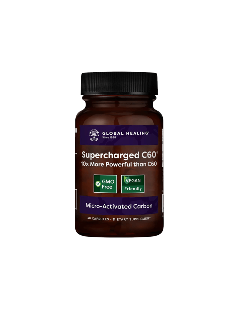 Supercharged C60® Микроактивиран активен въглен 30 капсули от Vita Yana