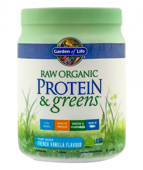 Суров растителен протеин със зеленолистни - ванилия - 411 г | Vita Yana Суров растителен протеин със зеленолистни - ванилия - 411 г от Vita Yana