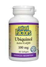 Ubiquinol Active CoQ10/ Убиквинол Активен Коензим 100 mg x 60 софтгел капсули от Vita Yana