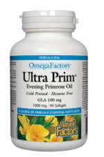 Ultra Prim® Evening Primrose Oil 100 mg GLA/ Вечерна иглика масло 1000 mg х 90 софтгел капсули от Vita Yana