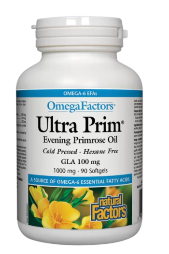 Ultra Prim® Evening Primrose Oil 100 mg GLA/ Вечерна иглика масло 1000 mg х 90 софтгел капсули от Vita Yana