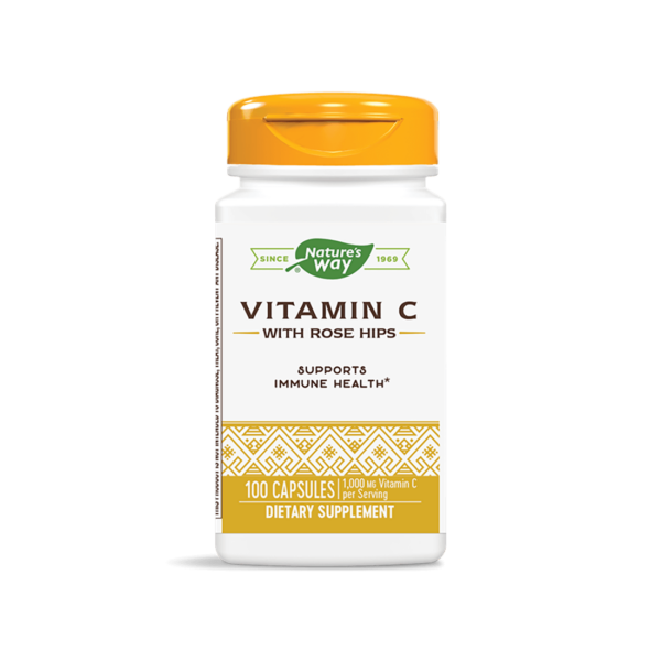 Vitamin C with Rose Hips/ Витамин С 500 mg & Шипка х 100 капсули от Vita Yana