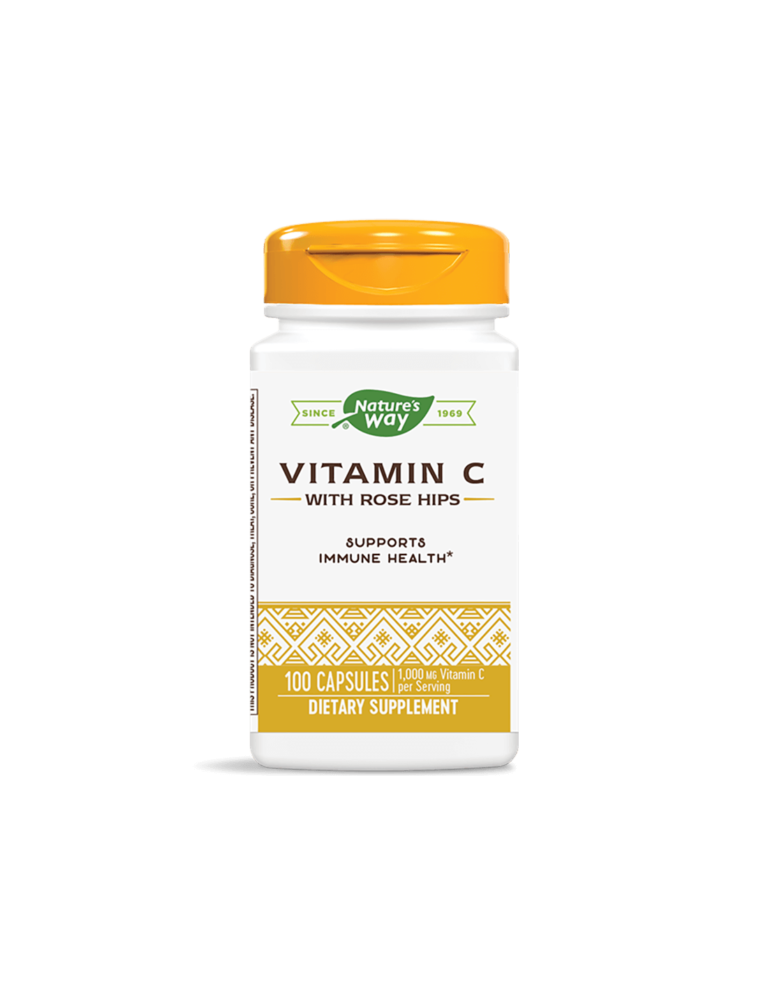 Vitamin C with Rose Hips/ Витамин С 500 mg & Шипка х 100 капсули от Vita Yana
