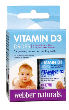 Vitamin D3 Drops/ Витамин D3 400 IU x 15 ml/ 500 дози от Vita Yana