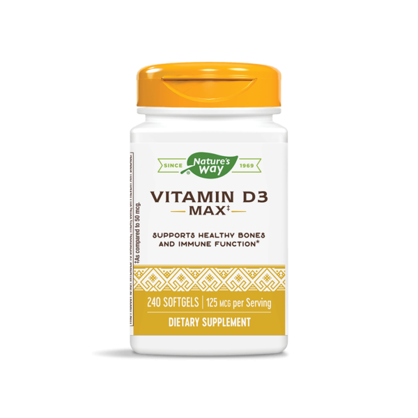 Vitamin D3 Max/ Витамин D3 5000 IU х 240 софтгел капсули от Vita Yana