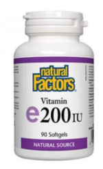 Vitamin E/ Витамин Е (d-алфа токоферол) 200 IU х 90 софтгел капсули от Vita Yana