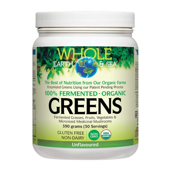 Whole Earth & Sea 100% Fermented Organic Greens  390 g пудра от Vita Yana