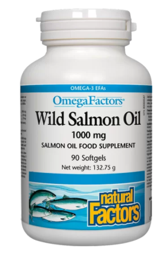 Wild Salmon Oil / Дива сьомга (масло) 1000 mg х 90 софтгел капсули от Vita Yana