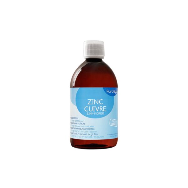 Zink cuivre PurOligo Цинк и мед Йонизиран разтвор