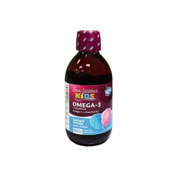 Sea-Licious® Kids Omega-3 + Vitamin D3 Омега-3 1500 mg + Витамин D3 400 IU за деца 250 ml