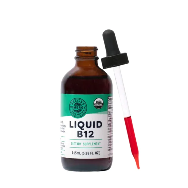 Органичен витамин Б12, течен, 115 мл, Vimergy®