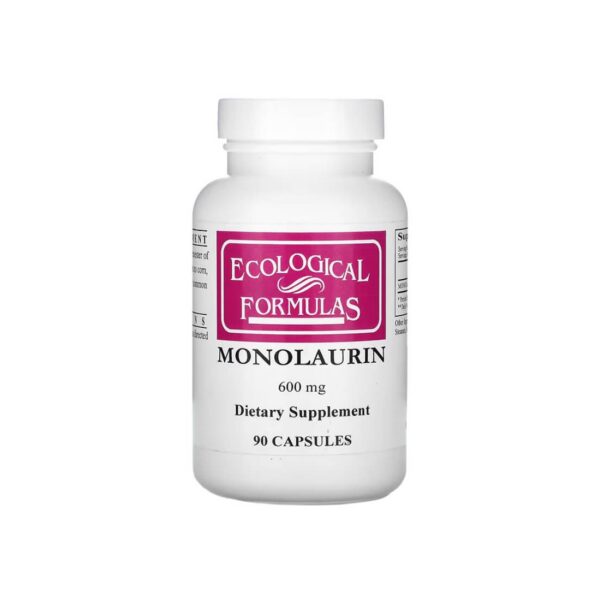 Монолаурин Имунитет, защита от инфекции, енергия 600 mg, 90 капсули