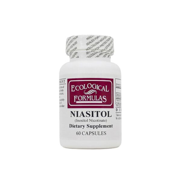 Нервна система и хормонално здраве Niasitol - ниацин и инозитол 60 капсули