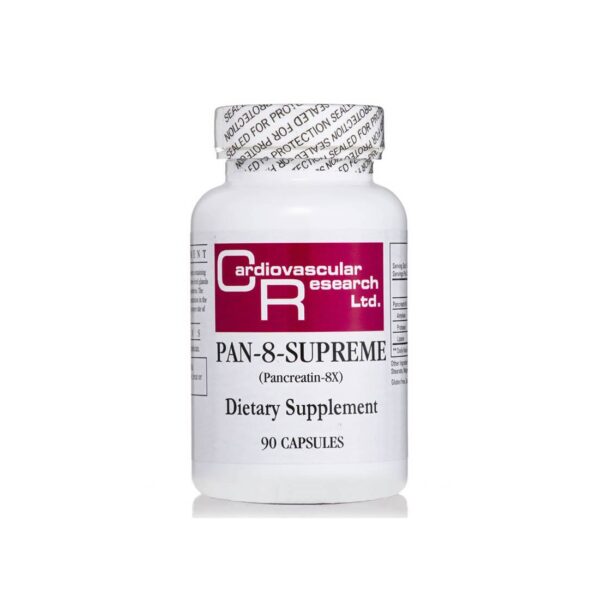 Ензимен комплекс PAN-8-SUPREME - За добро храносмилане и стомашен комфорт, 90 капсули