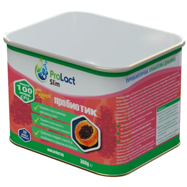 Пробиотик за отслабване и горене на мазнини - Prolact SLIM 300g