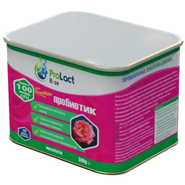 Пробиотик при менопауза и за облекчена дихателна функция - Prolact ROSE 300g