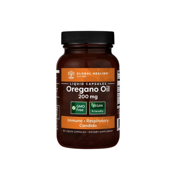 Храносмилателна, имунна и дихателна системи - Риган масло, 200 mg x 60 капсули