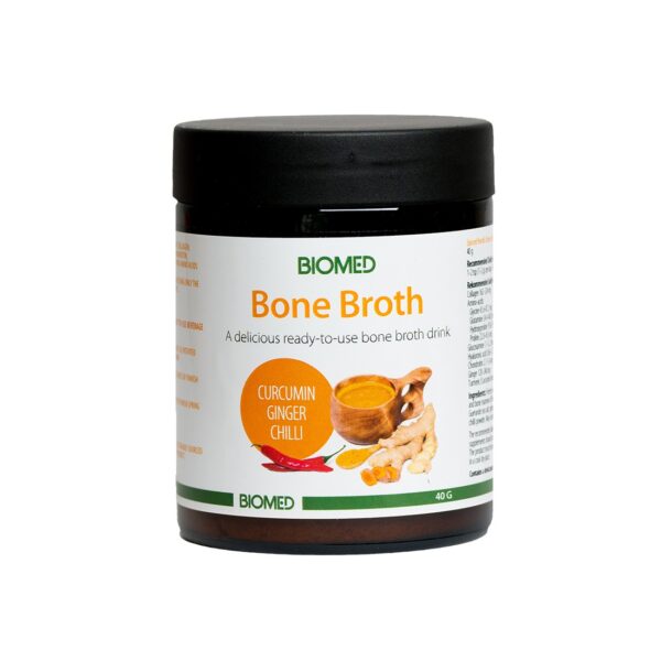 Костен бульон от финландски северен елен + куркумин + джинджифил + чили 40 g, прах