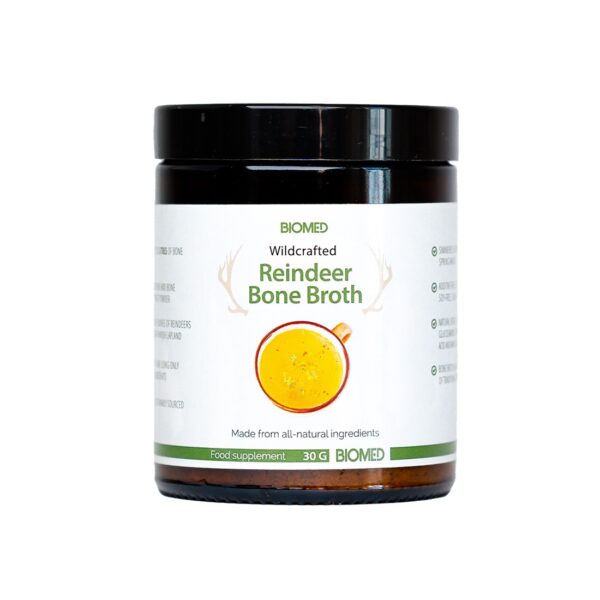 Кости и стави - Костен бульон от финландски северен елен, 30 g прах