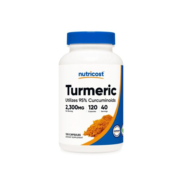 Кости и стави Turmeric Куркума 766 mg + Черен пипер 5 mg 120 капсули