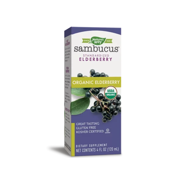 Самбукус Оргáник сироп с черен бъз Sambucus Organic Syrup 120 ml