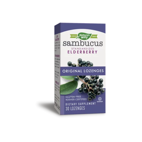 Самбукус с черен бъз и витамин С Sambucus Original Lozenges 30 таблетки за смучене
