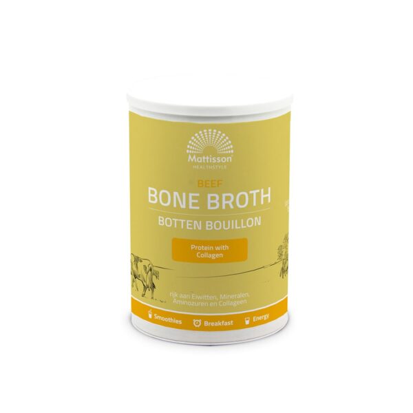 Здрави стави и Красива кожа - Телешки костен бульон на прах, 250 g