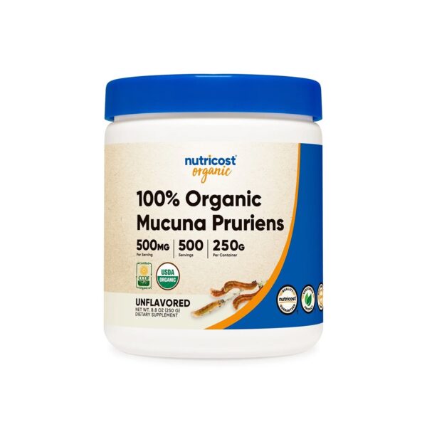 Стрес и безпокойство Мукуна (Mucuna Pruriens) 400 mg 250 g прах