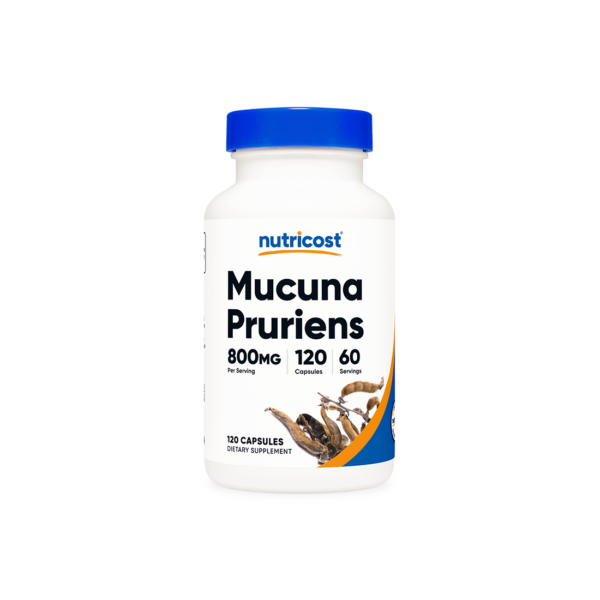 Стрес и безпокойство Мукуна/Кадифен боб (Mucuna Pruriens) 400 mg, 120 капсули