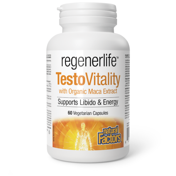 Формула за мъже TestoVitality Regenerlife™ - Тестостерон, енергия и мъжка виталност, 60 капсули