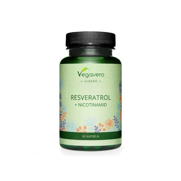 Антиоксидант Ресвератрол + Никотинамид 60 капсули