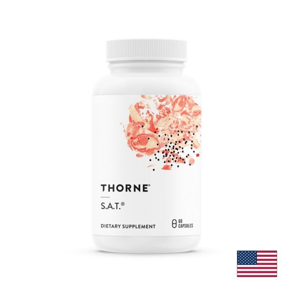 Билкова формула за черен дроб S.A.T, 60 капсули Thorne