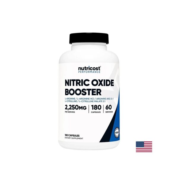Енергия и издръжливост - Азотен Оксид Бустер, 750 mg х 180 капсули