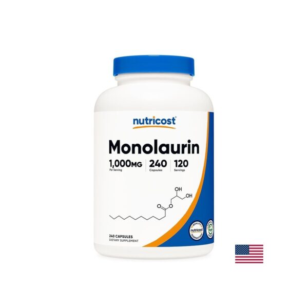 Имунитет, защита от инфекции - Монолаурин, 500 mg х 240 капсули