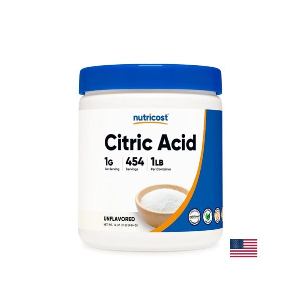 Лимонена киселина – за готвене и консервиране, 454 g, прах