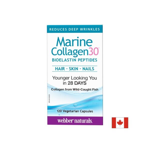 Marine Collagen30® Bioelastin peptides - Морски колаген с био еластинови пептиди, 120 капсули