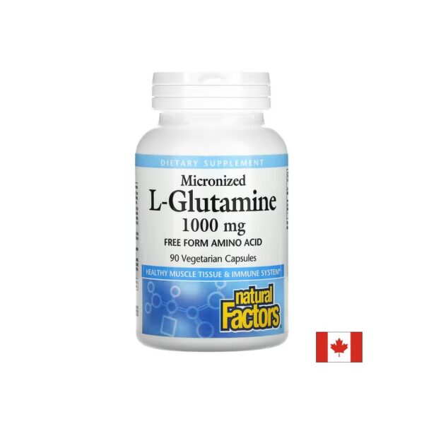 За чревната бариера и мускулната функция - Л-глутамин (микронизиран), 1000 mg, 90 капсули