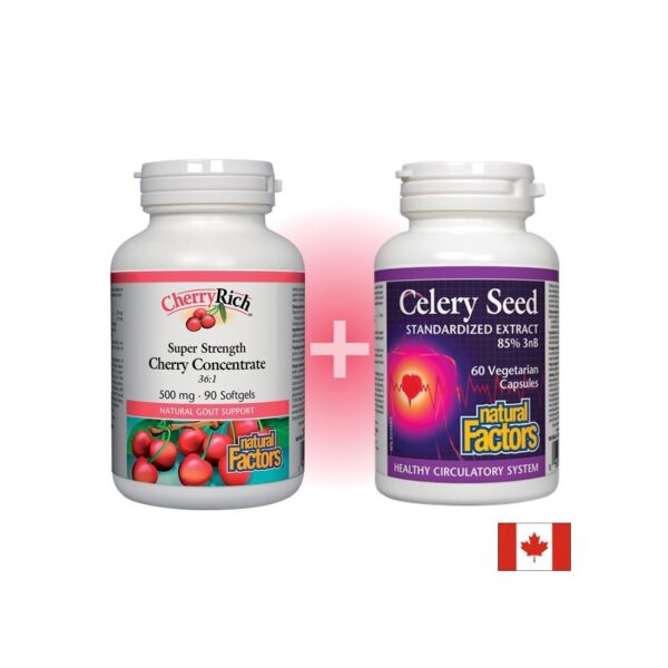 Пакет Череша Супер Концентрат + Екстракт от Целина Natural Factors
